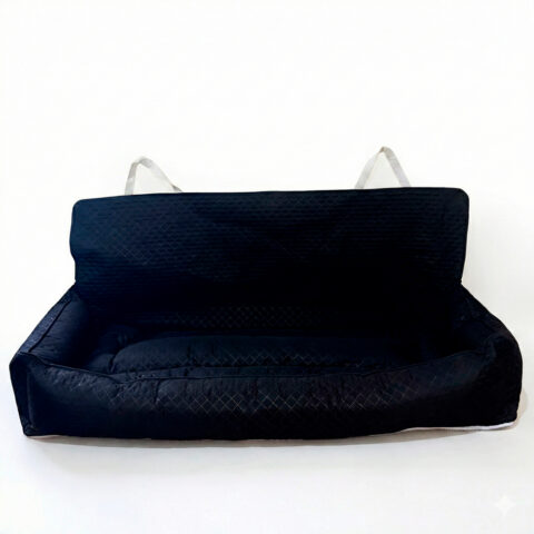 Kit Protetor de Banco Toddy Colchonete Gigante Liso Preto