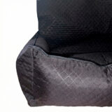 Kit Protetor de Banco Toddy Colchonete Gigante Liso Preto