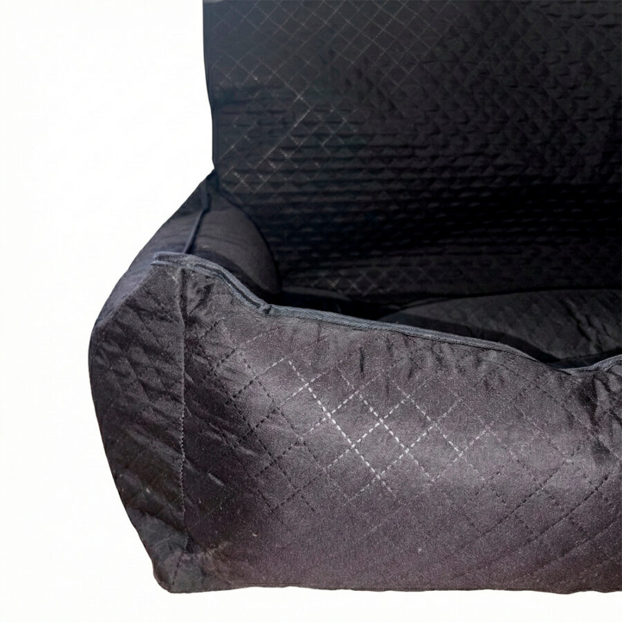Kit Protetor de Banco Toddy Colchonete Gigante Liso Preto