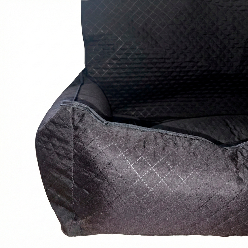 Kit Protetor de Banco Toddy Colchonete Gigante Liso Preto