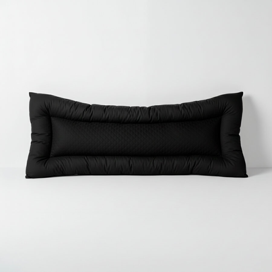 Kit Protetor de Banco Toddy Colchonete Gigante Liso Preto