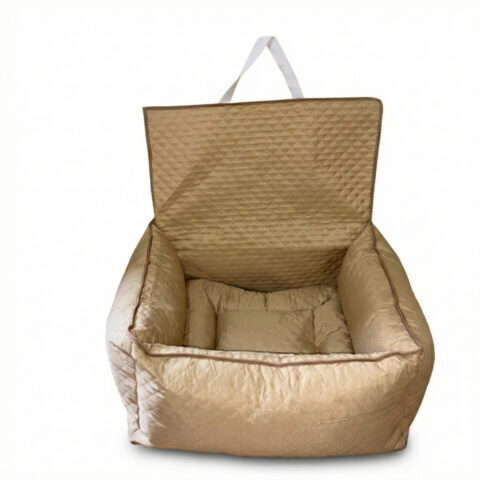 Kit Protetor Banco Toddy Colchonete Pequeno Cor:Liso Avelã