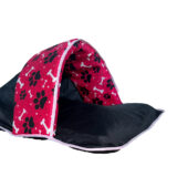 Kit Saco de Dormir Pet Impermeável Téo 2 Peças Pink e Manta
