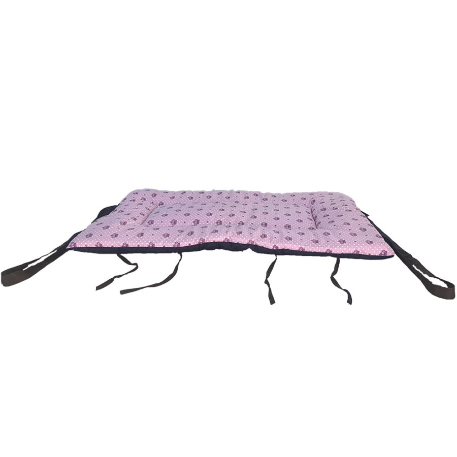 Kit Bolsa Transporte e Colchonete Pet Impermeável Realeza