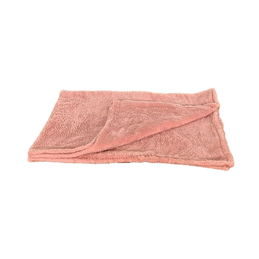 Kit Saco de Dormir Pet Impermeável Téo 2 Peças Pink e Manta