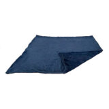 Kit Saco de Dormir Pet Impermeável Téo 2 Peças Azul e Manta