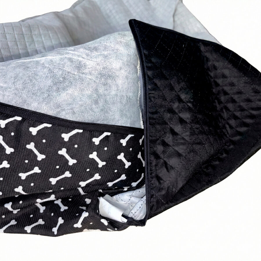 Protetor de Banco Impermeável Toddy Gigante Estampado Preto