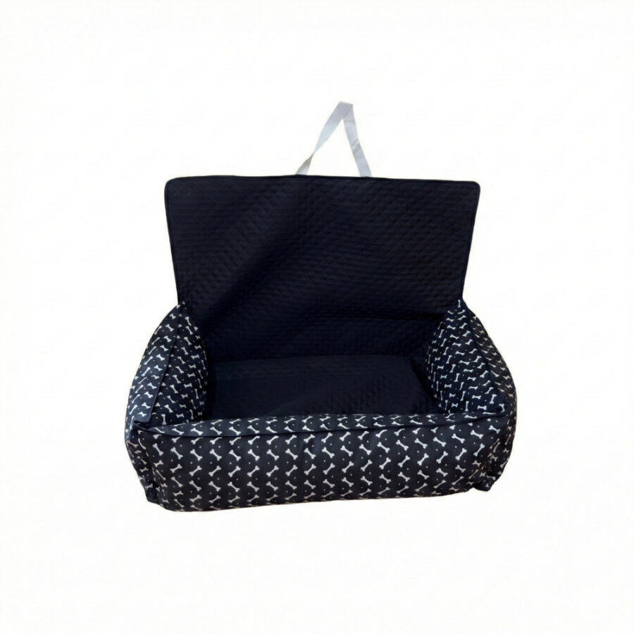 Protetor de Banco Impermeável Toddy Grande Estampado Preto