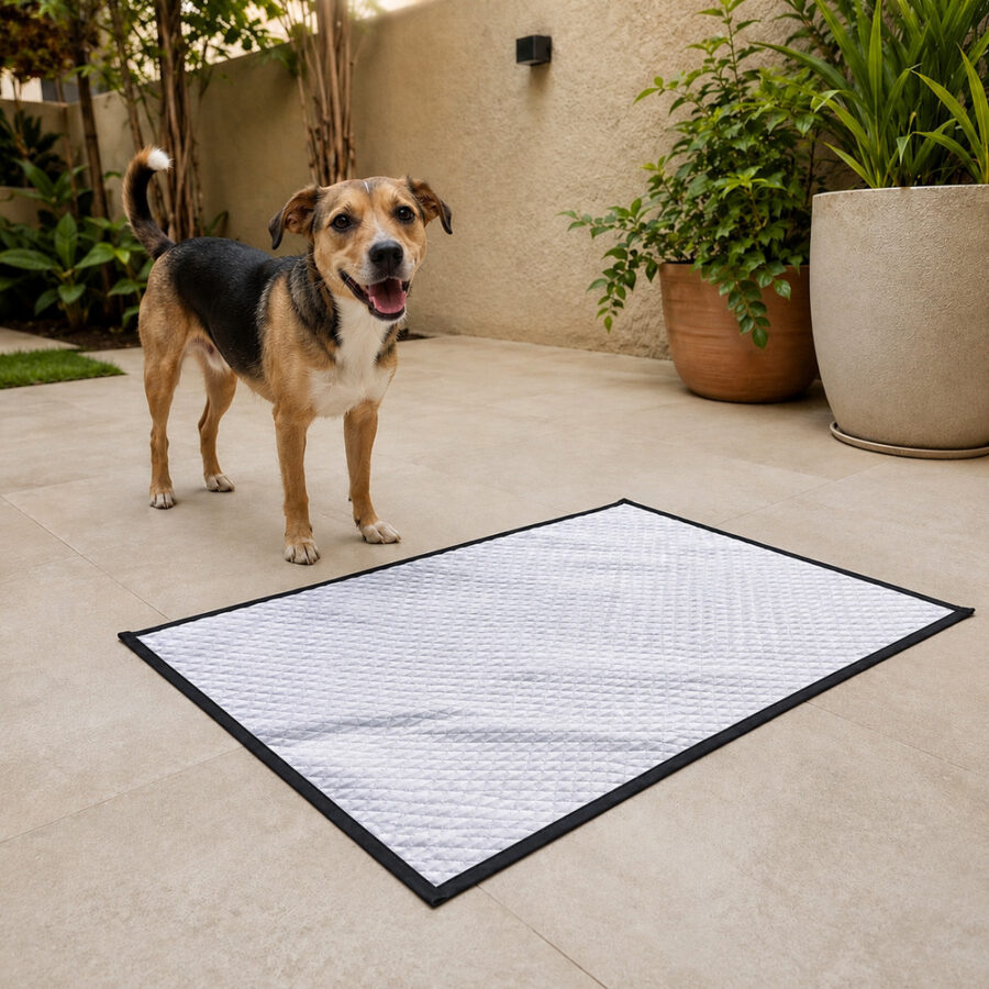 Tapete Higiênico Impermeável para Pet Grande Clean Preto