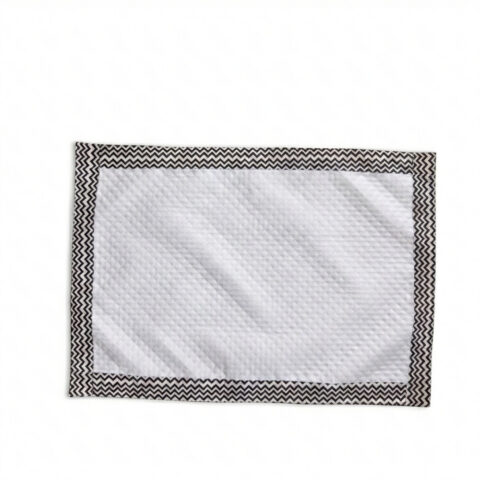 Tapete Higiênico Impermeável para Pet Pequeno Branco e Preto