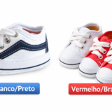 Tênis de Bebê Starzinho Listra com Velcro Bebezinho da Mamãe