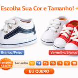Tênis Bebê Starzinho Listra Fecho Velcro 13 a 18