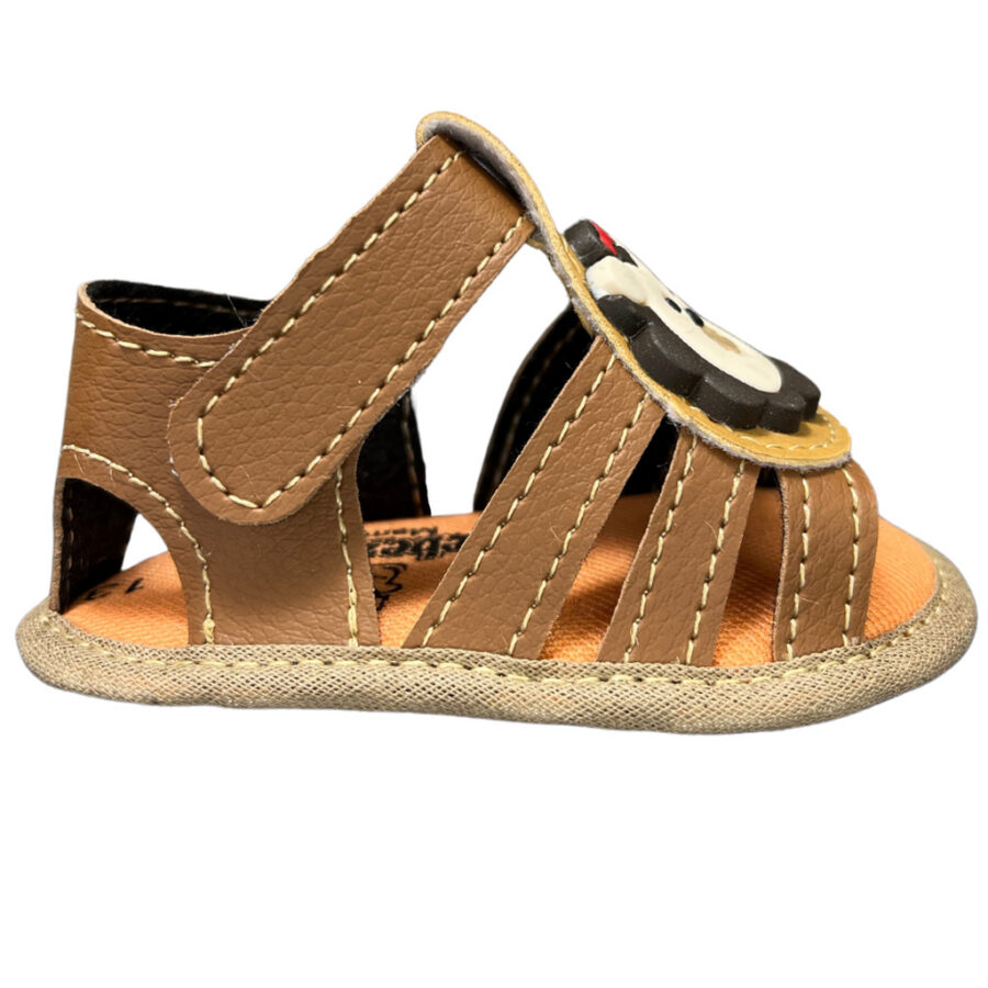Papete Sandália Bebê Menino Ursinho ou Tigrinho 13 ao 18