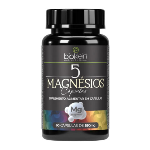 Kit 3 5 Magnésios Taurato Malato Citrato 60 Cápsulas