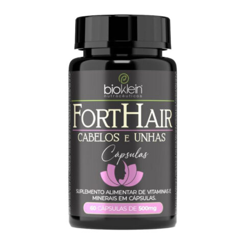 FortHair Suplemento Cabelo e Unhas 60 Cápsulas 500mg