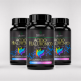 Kit 3 Ácido Hialurônico Biotina Vitaminas C e E 60 Cápsulas
