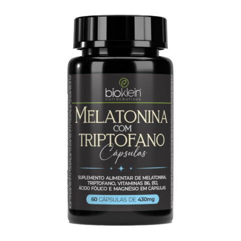 Kit 3 Melatonina Triptofano B6 B12 430mg 60 Cápsulas