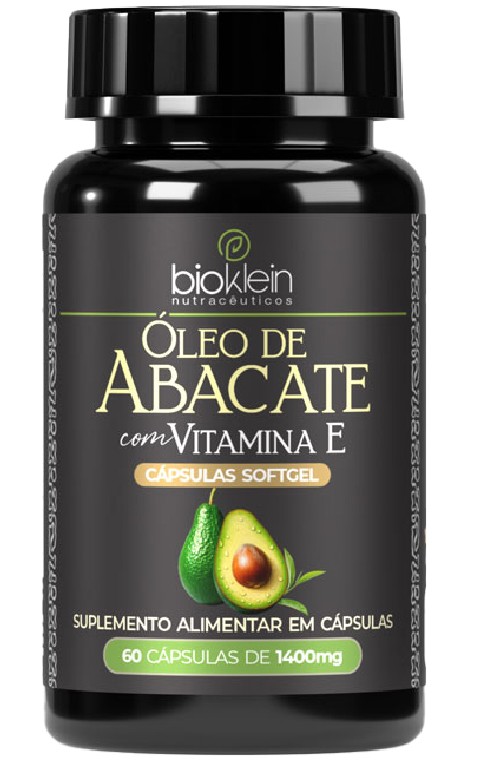 Kit 3 Óleo de Abacate com Vitamina E Bioklein 60 Cápsulas