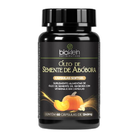Óleo de Semente de Abóbora + Vitamina E  | 60 Cápsulas 1340mg | Ação Antioxidant