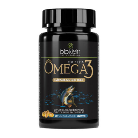 Ômega 3 Óleo de Peixe 60 Cápsulas 1350 mg
