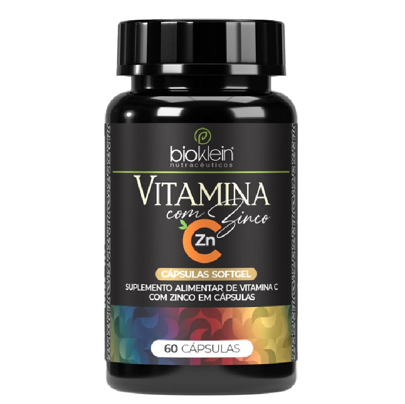 Kit 3 Vitamina C com Zinco 60 Cápsulas Softgel
