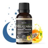 Melatonina Gotas com Vitaminas B6 e B9 Sabor Maracujá 30 ml