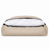 Cama Pet Suede Impermeável Pequena Avelã