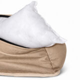 Cama Pet Suede Impermeável Pequena Avelã
