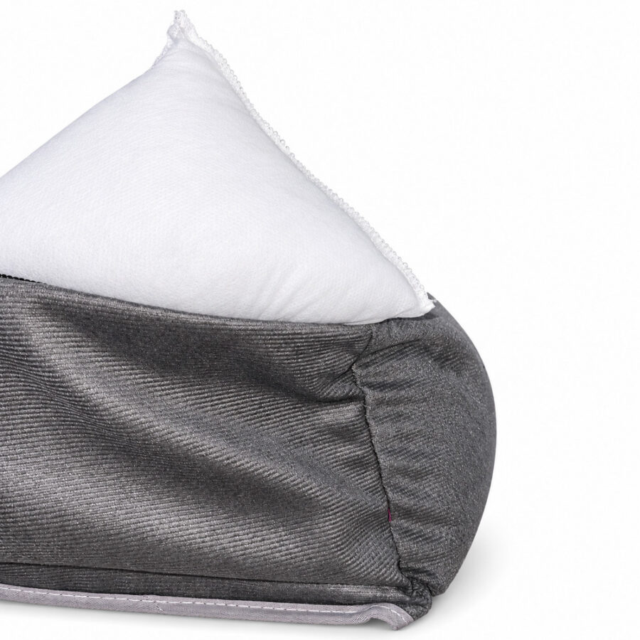 Cama Pet Suede Impermeável Pequena Cinza