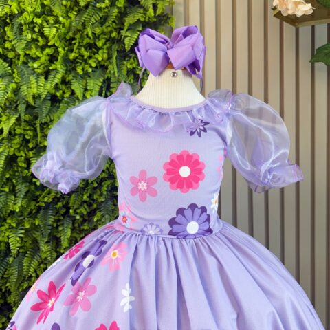 Vestido Infantil Isabela Encanto Princesa Festa