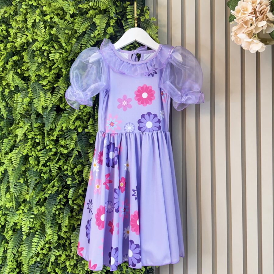 Vestido Infantil Isabela Encanto Princesa Festa