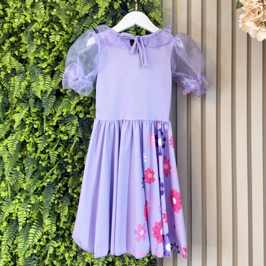 Vestido Infantil Isabela Encanto Princesa Festa
