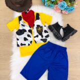 Fantasia Infantil Vaqueiro Valente Belli com Chapéu