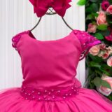 Vestido Infantil Longo Bella Child Manuela Pink