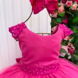 Vestido Infantil Longo Bella Child Manuela Pink