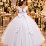 Vestido Infantil Longo Bella Child Manuela Branco