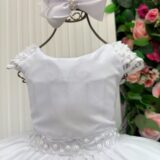 Vestido Infantil Longo Bella Child Manuela Branco