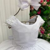 Vestido Infantil Longo Bella Child Manuela Branco