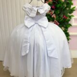 Vestido Infantil Longo Bella Child Manuela Branco
