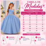 Vestido Infantil Longo Lilás Formatura Daminha 4 ao 18